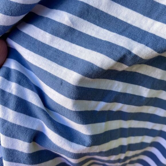 I.Crew size 3X striped long sleeve boxy tee FLAW - Picture 5 of 6